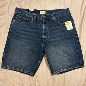 Loose denim 9” shorts